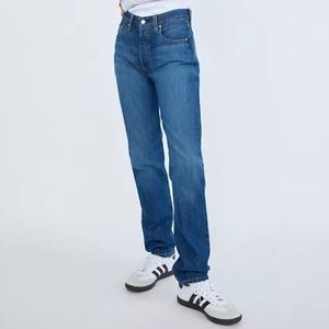 Levi’s 501 Long Original Fit High Rise Button Fly Jeans Size 24
